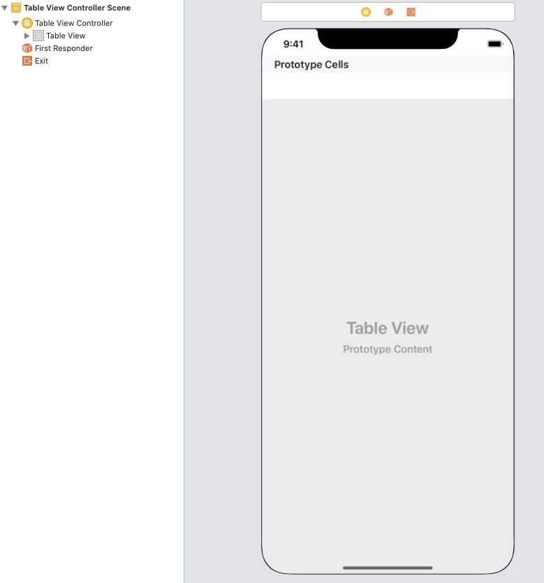 Removed UIViewController and use UITableViewController